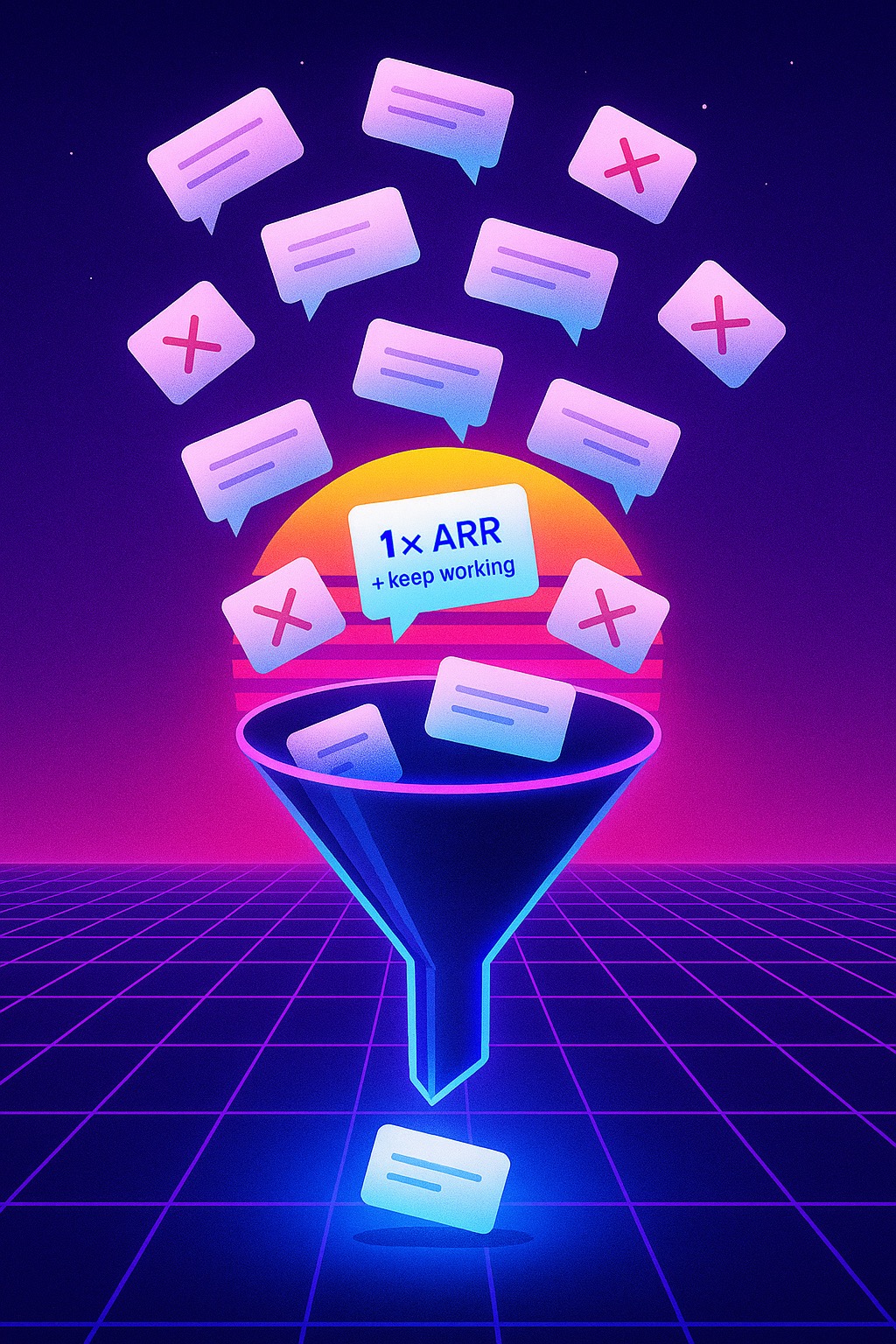 Illustration of various acquisition offers with most being rejected